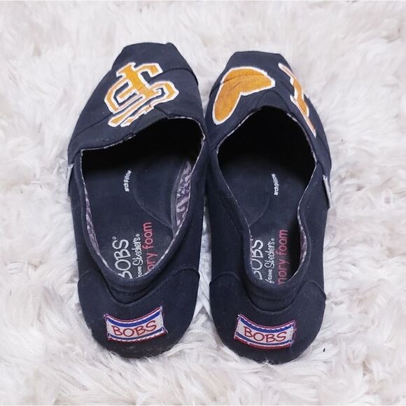 BOBS from Skechers Slip On Flats I Love San Francisco Shoes Memory Foam Size 6.5 - Picture 5 of 6